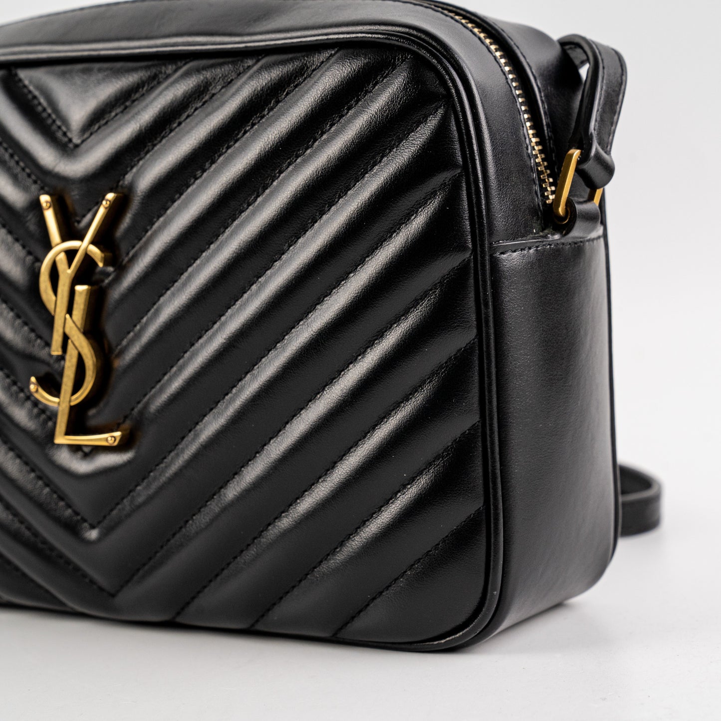 Saint Laurent Medium Camera Lou Black Bag