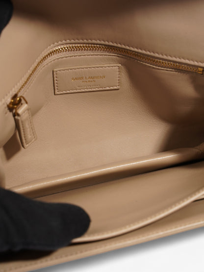 Saint Laurent Le Maillon Beige Leather