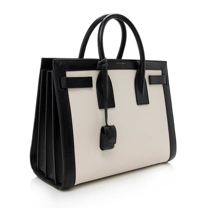 Saint Laurent Calfskin Sac De Jour Small Tote - FINAL SALE (SHF-15653)