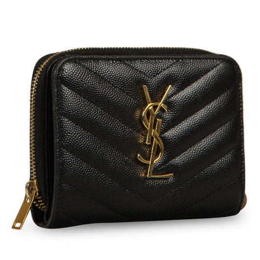 Saint Laurent Mini Compact Envelope Wallet