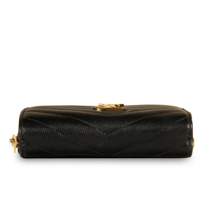 Saint Laurent Mini Compact Envelope Wallet