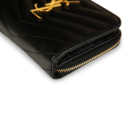 Saint Laurent Mini Compact Envelope Wallet