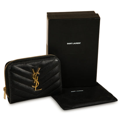 Saint Laurent Mini Compact Envelope Wallet