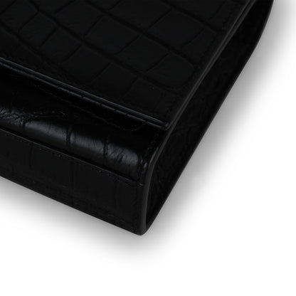 Saint Laurent Kate Tassel Bag - Croc Embossed