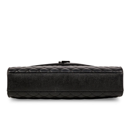 Saint Laurent Large Monogram Mix Matelasse Shoulder Bag