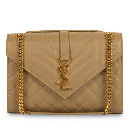 Saint Laurent Envelope Mix Matelasse Bag - Medium