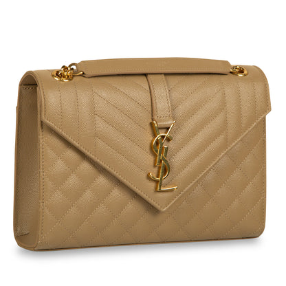 Saint Laurent Envelope Mix Matelasse Bag - Medium