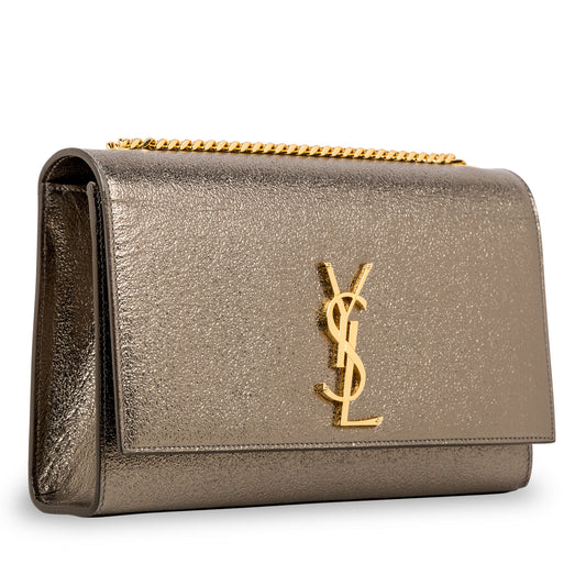 Saint Laurent Medium Glitter Kate Bag