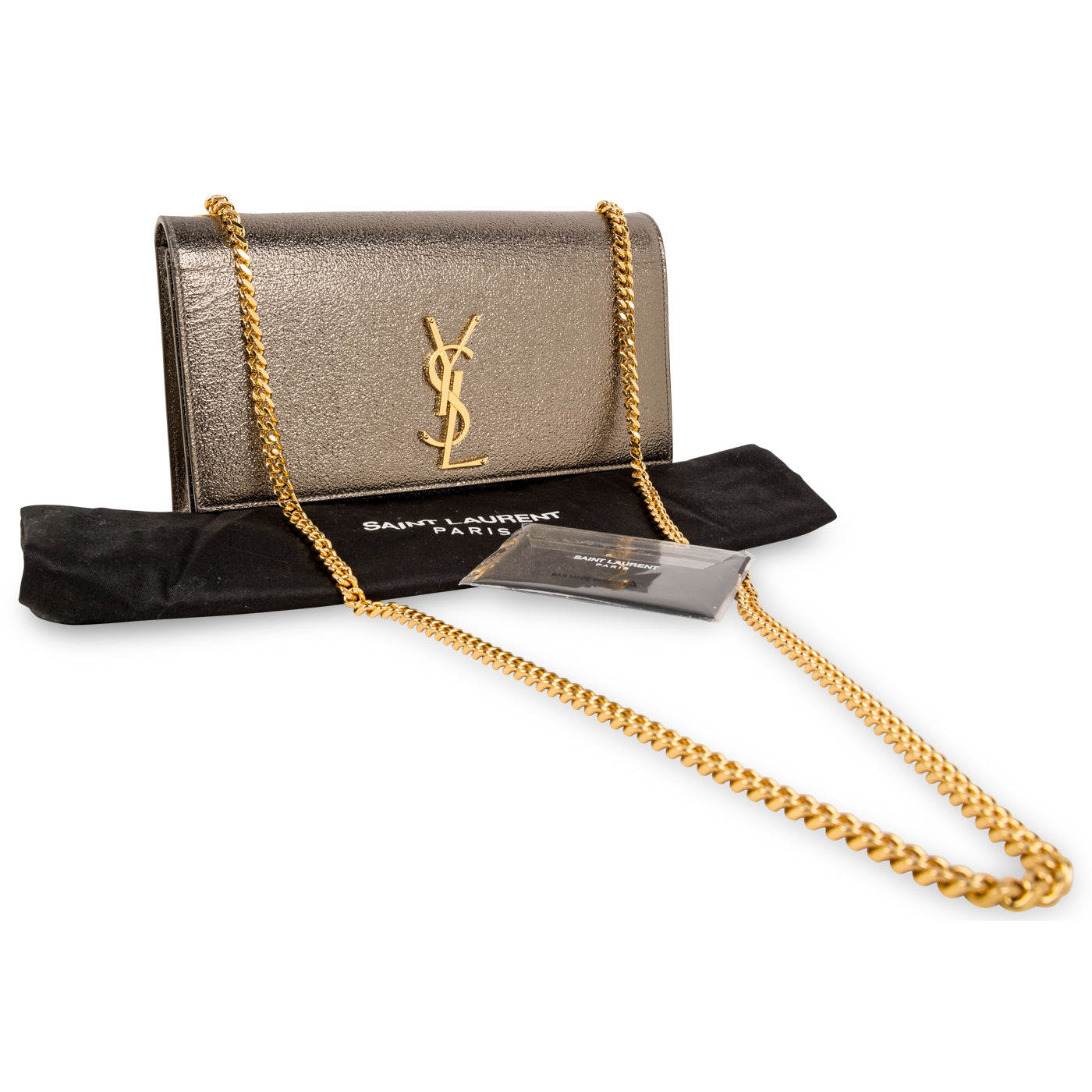 Saint Laurent Medium Glitter Kate Bag