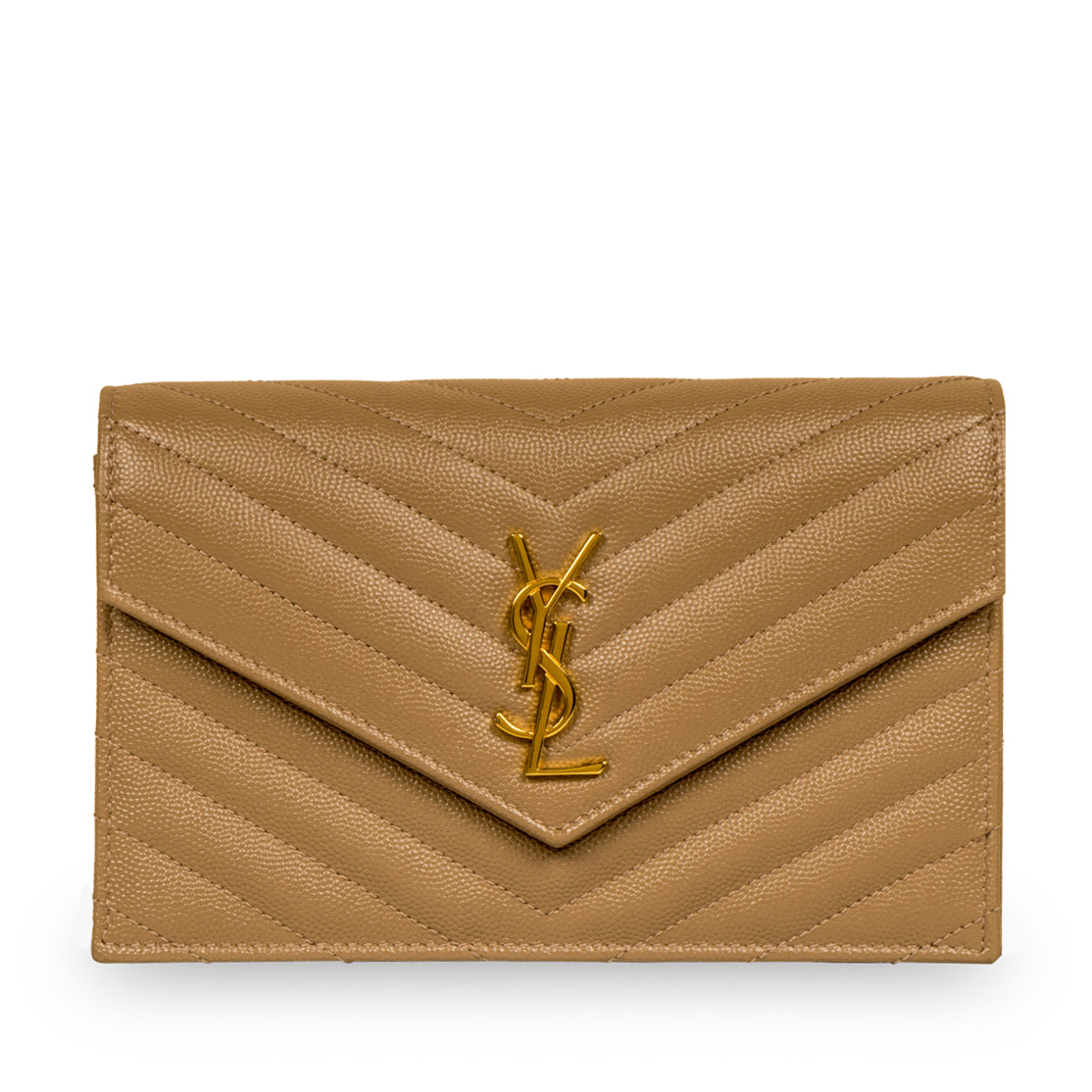 Saint Laurent Chevron Monogram Crossbody