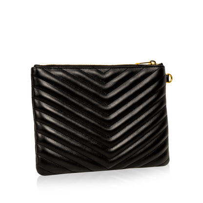 Saint Laurent Chevron Clutch