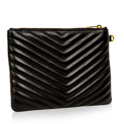 Saint Laurent Chevron Clutch