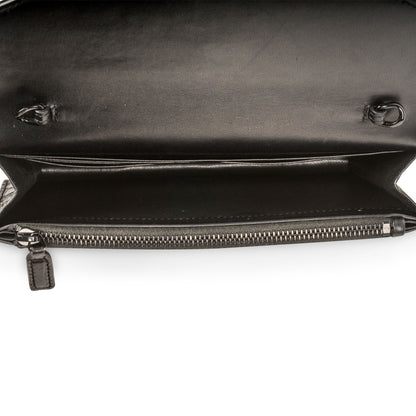 Saint Laurent Envelope Crossbody - Croc Embossed