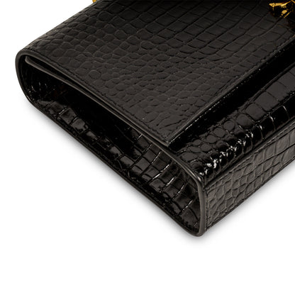 Saint Laurent Crocodile Kate Tassel