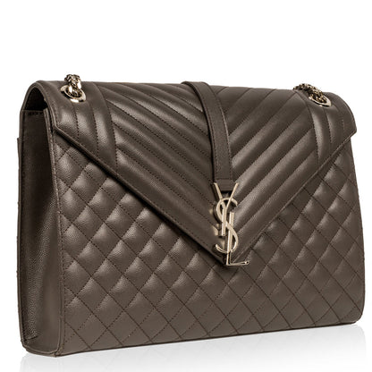 Saint Laurent Cassandre - Cross-quilted Stitching