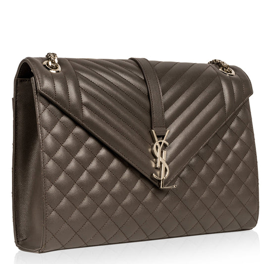Saint Laurent Cassandre - Cross-quilted Stitching