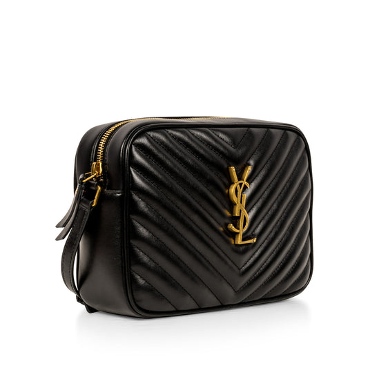 Saint Laurent Lou Crossbody - Black