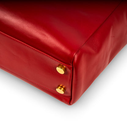 Saint Laurent Soft Tote Bag - Red