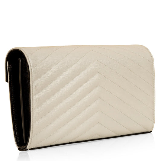 Saint Laurent Monogram Envelope Wallet on Chain
