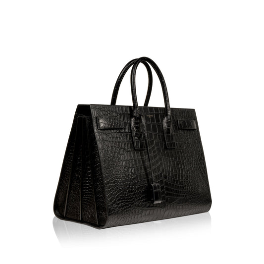 Saint Laurent Large Sac De Jour - Croc Embossed