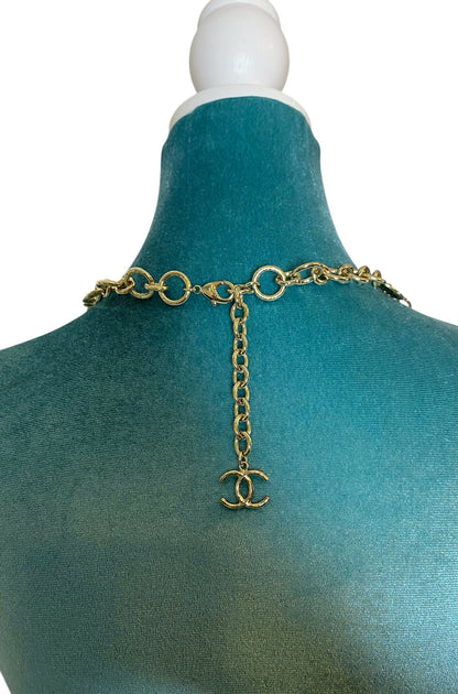 Chanel Letters 17C Paris-Cuba Runway Oversized Gold CC Necklace or Belt