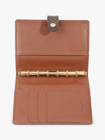Louis Vuitton Small Ring Agenda Cover Monogram Coated Canvas