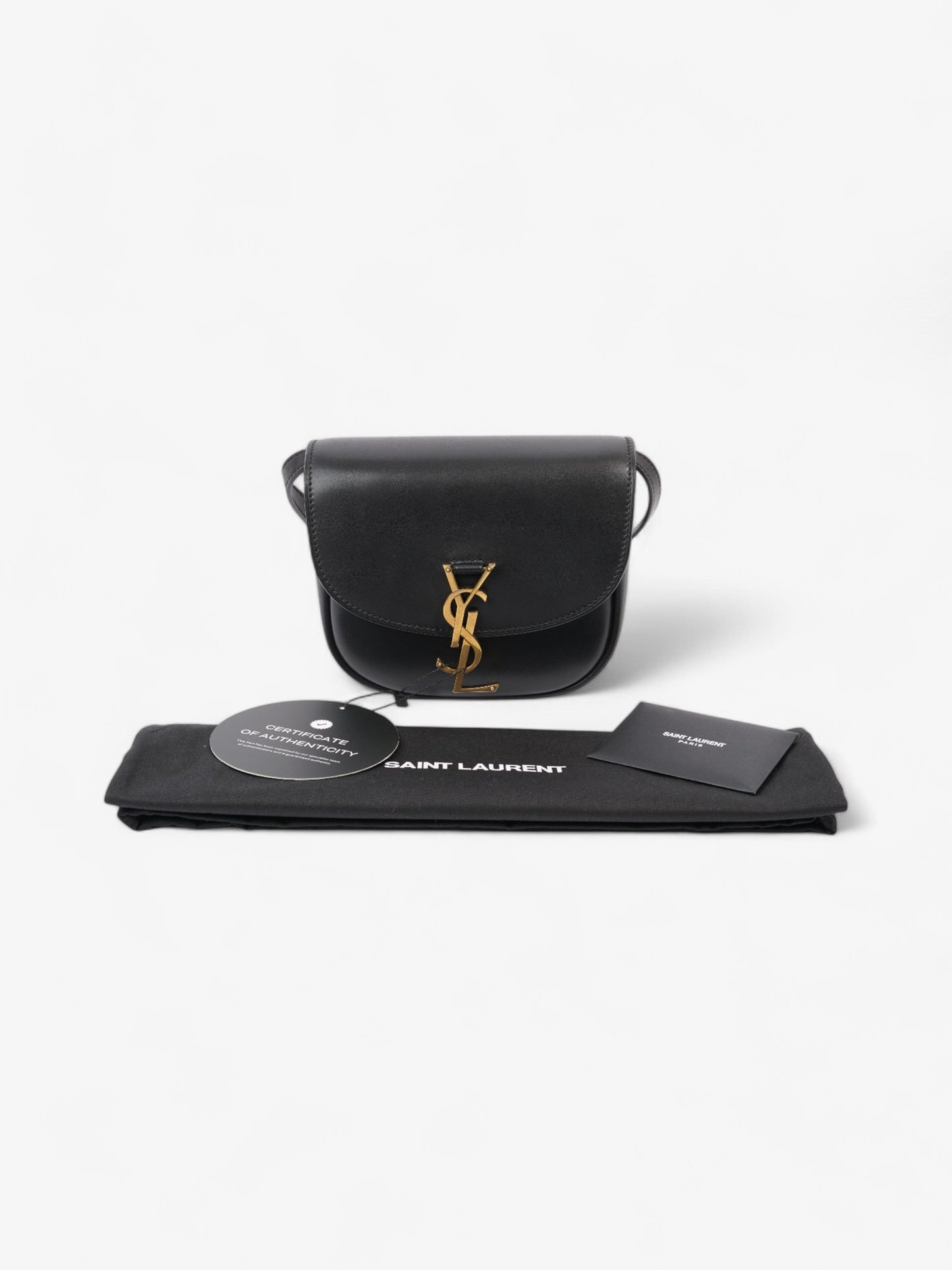 Saint Laurent Kaia Black Calfskin Leather Small
