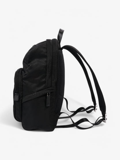 Prada Triangle Logo Backpack Black Re Nylon