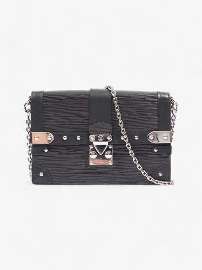Louis Vuitton Trunk Chain Wallet Black Epi Leather