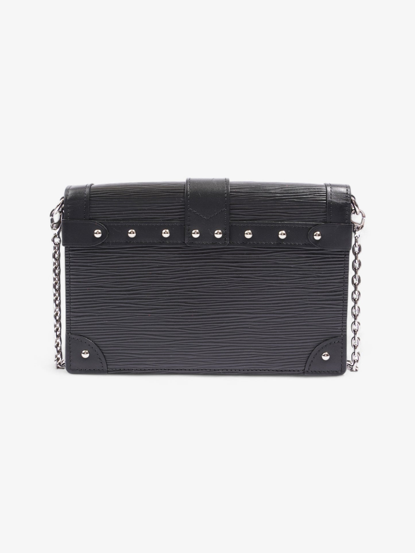 Louis Vuitton Trunk Chain Wallet Black Epi Leather