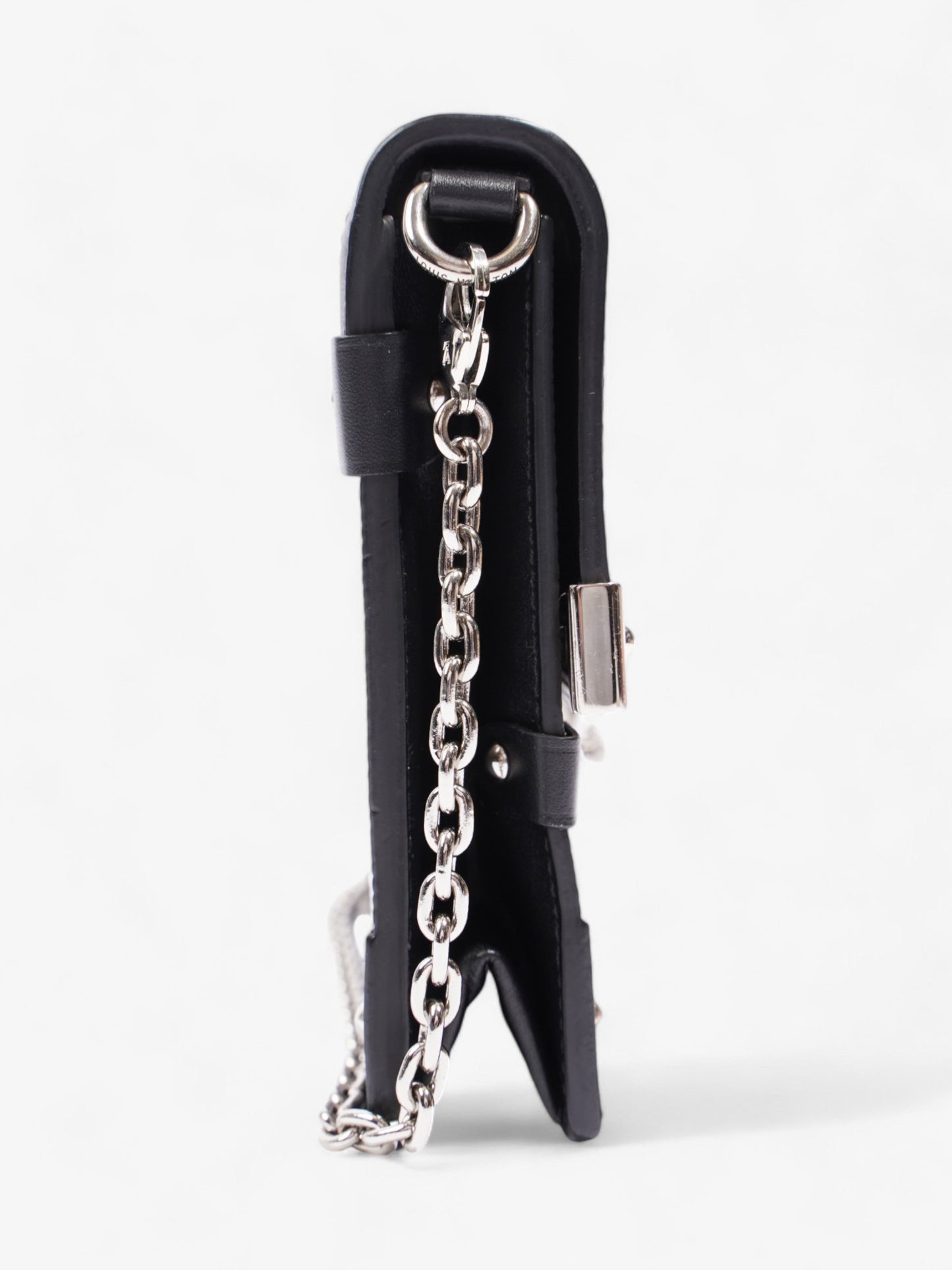 Louis Vuitton Trunk Chain Wallet Black Epi Leather
