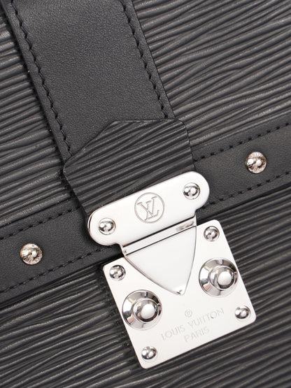 Louis Vuitton Trunk Chain Wallet Black Epi Leather