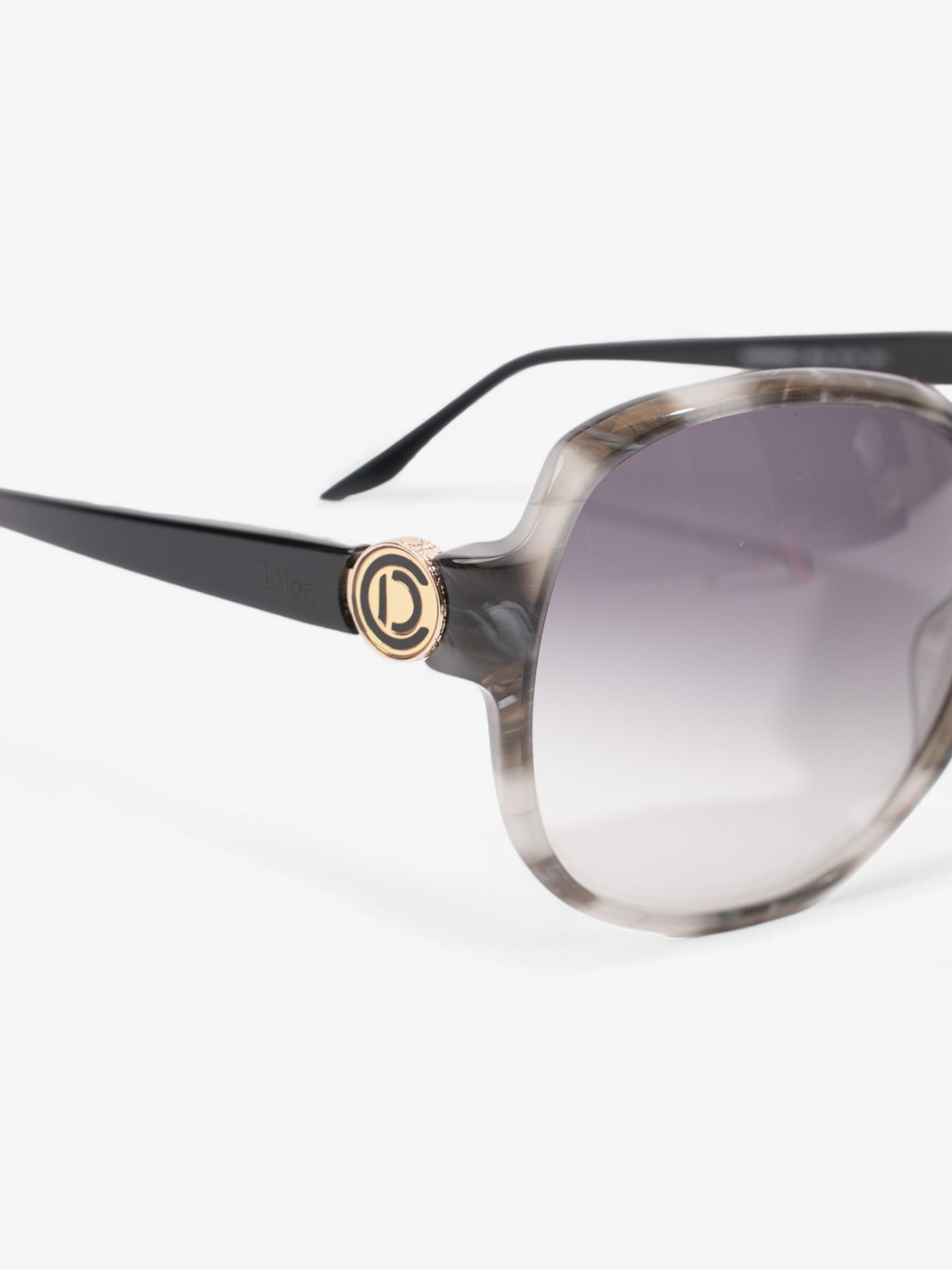 Christian Dior Sunglasses Black / Grey Acetate 120mm