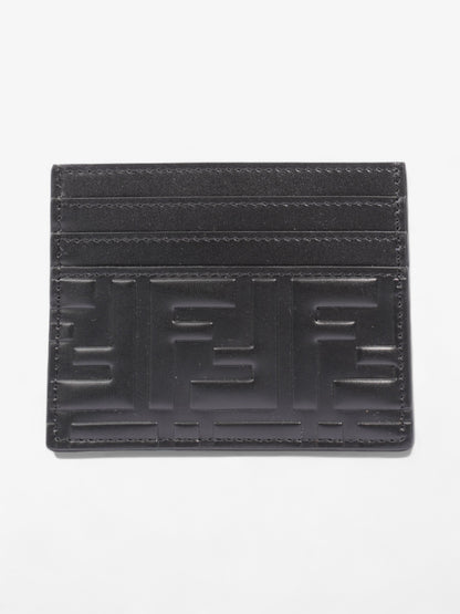 Fendi FF Cardholder Black Leather