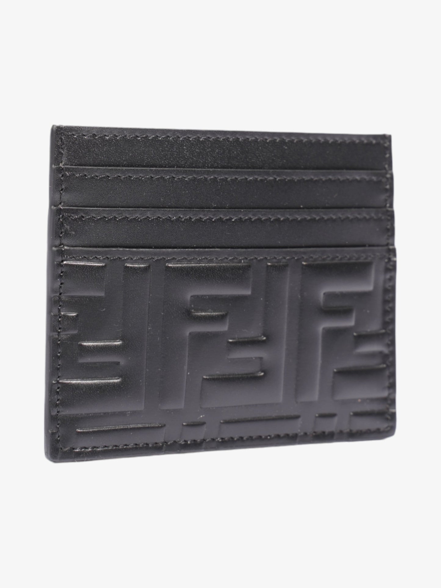 Fendi FF Cardholder Black Leather