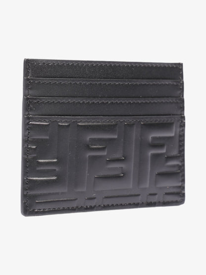 Fendi FF Cardholder Black Leather