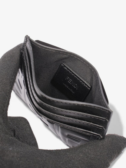 Fendi FF Cardholder Black Leather