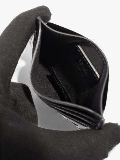 Fendi FF Cardholder Black Leather