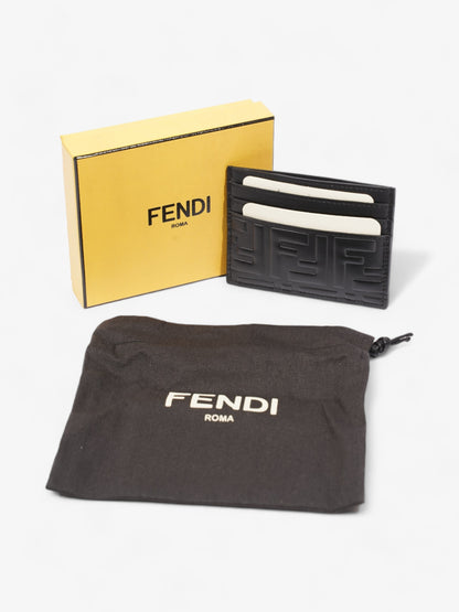 Fendi FF Cardholder Black Leather