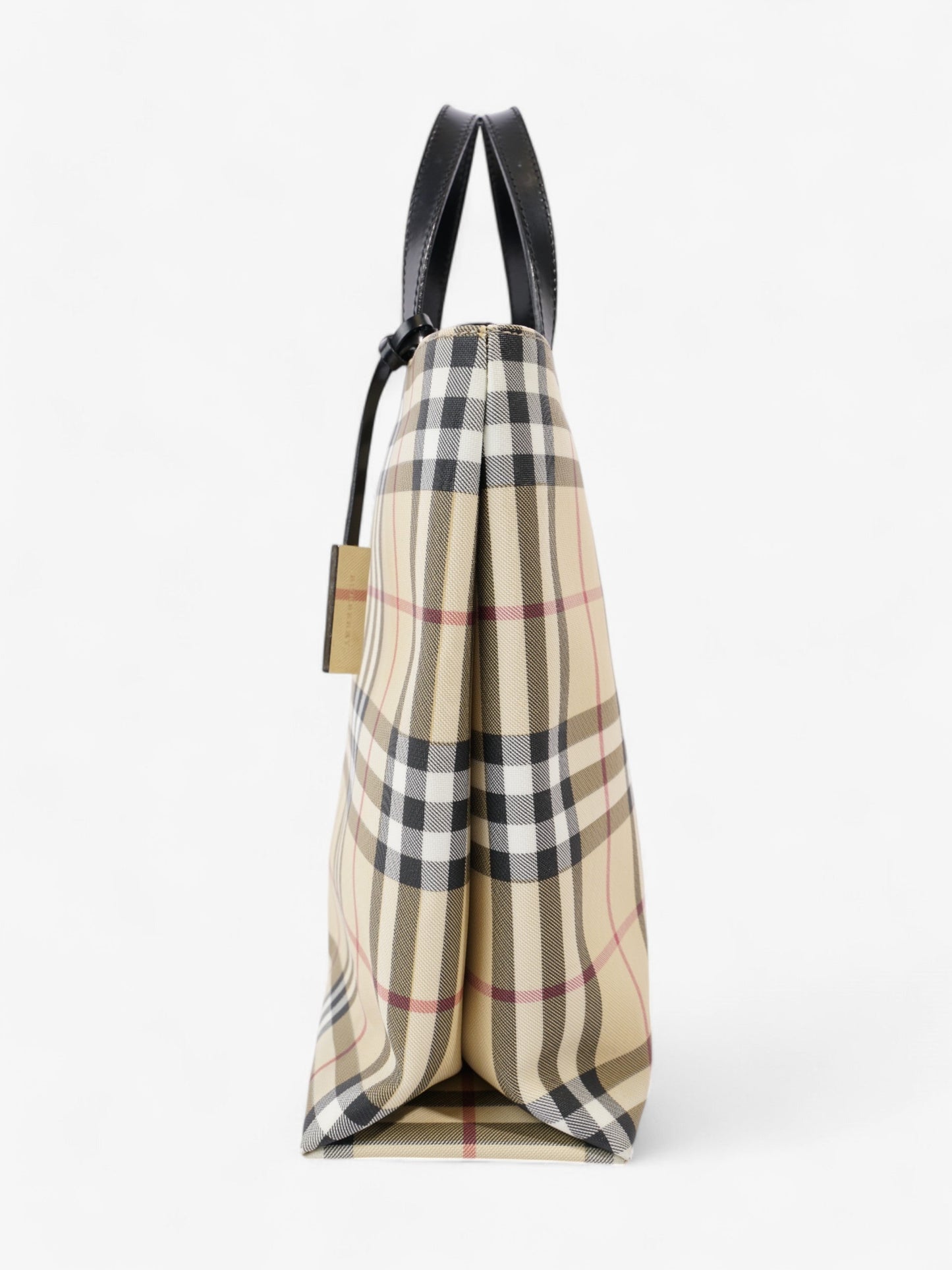 Burberry Check Tote Nova Check / Black Canvas
