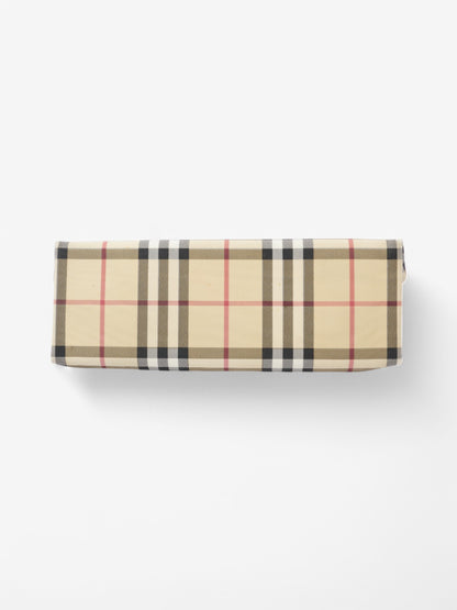 Burberry Check Tote Nova Check / Black Canvas