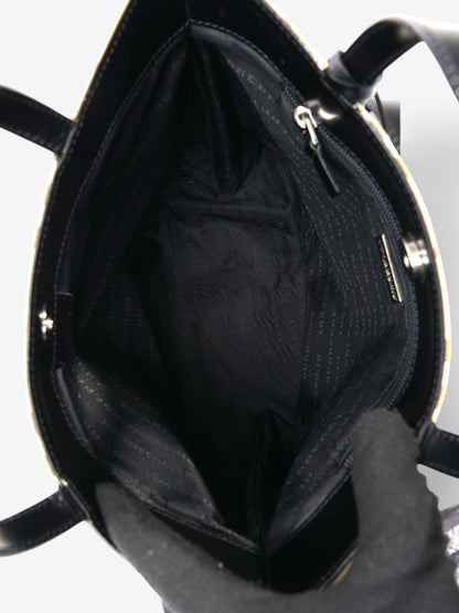 Burberry Check Tote Nova Check / Black Canvas