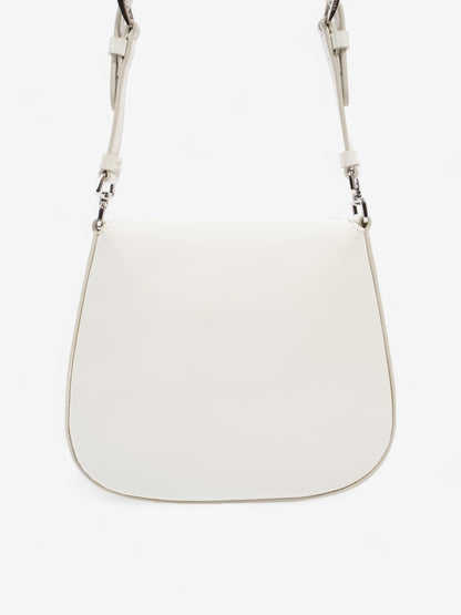 Prada Cleo White Leather Mini