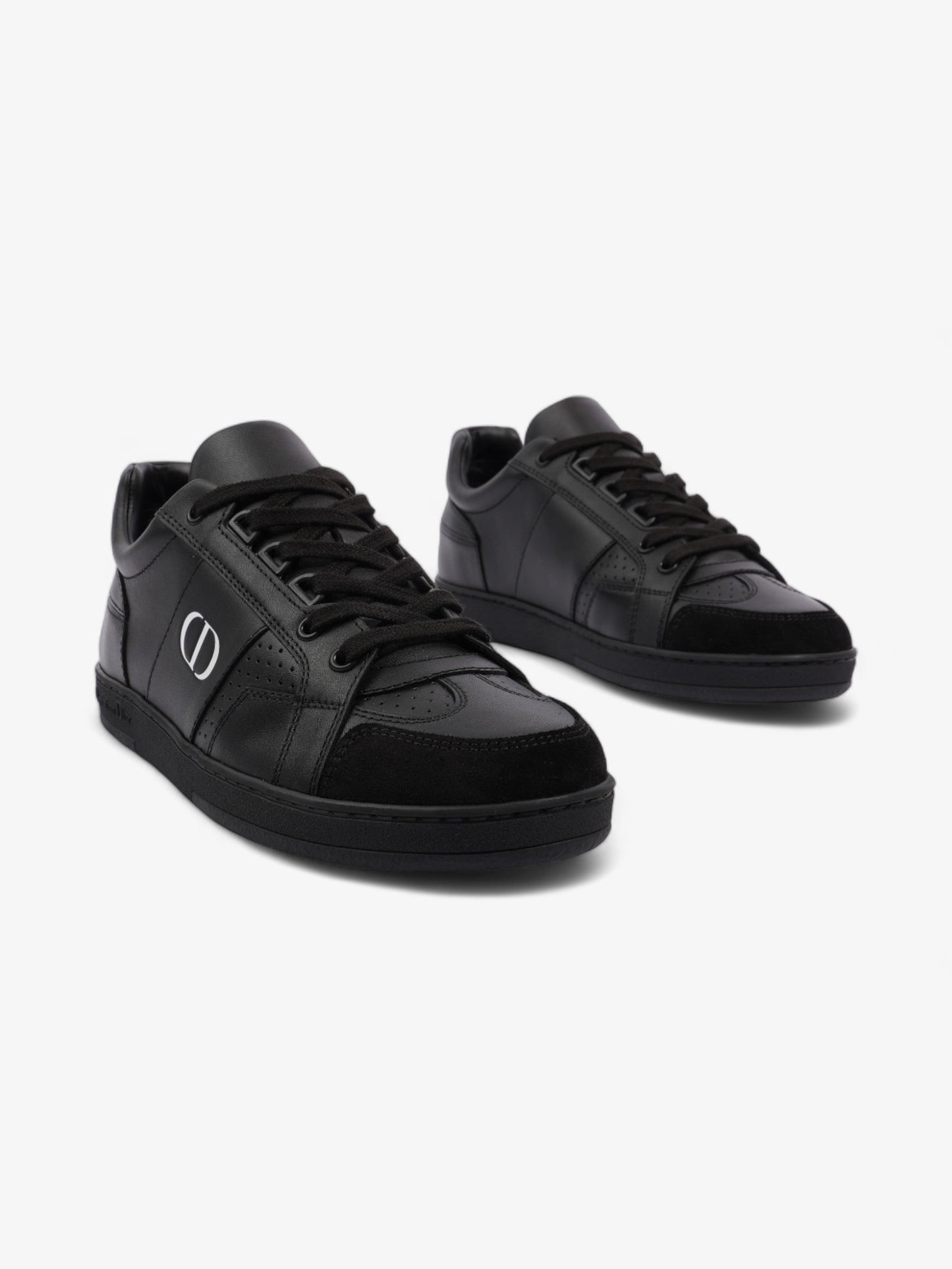 Christian Dior Low-top Sneakers Black / White Leather EU 36.5 UK 3.5