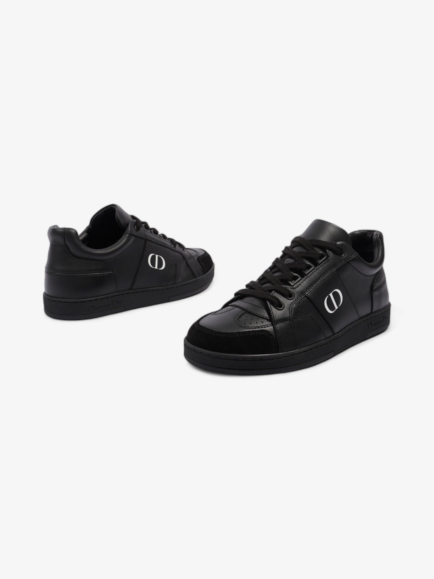 Christian Dior Low-top Sneakers Black / White Leather EU 36.5 UK 3.5