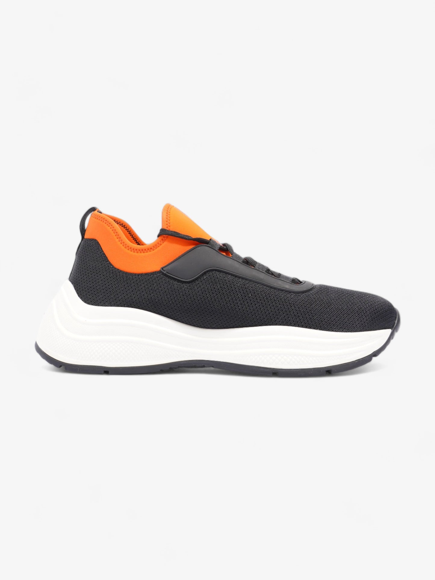 Prada Neoprene Sneakers Black / Orange  Neoprene EU 43 UK 9