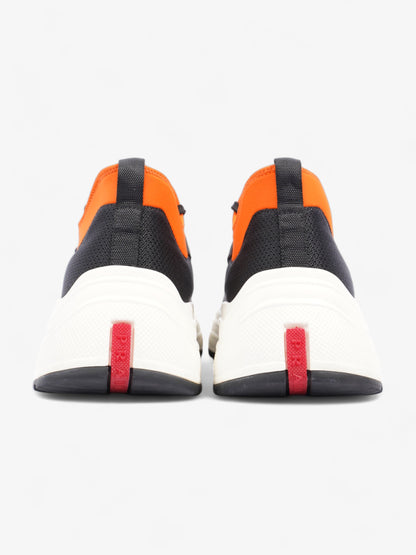 Prada Neoprene Sneakers Black / Orange  Neoprene EU 43 UK 9