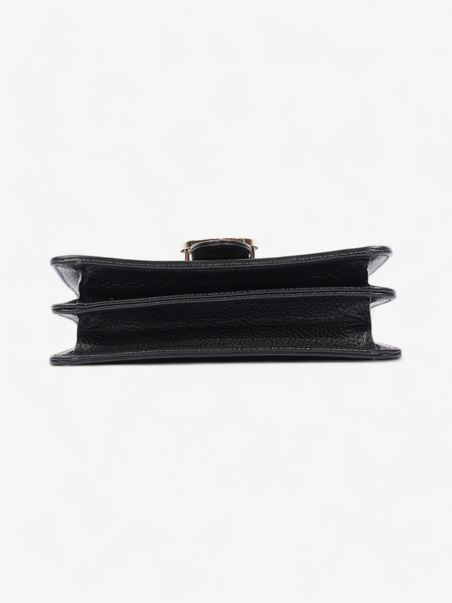 Gucci Dollar Interlocking G Black Calfskin Leather Small