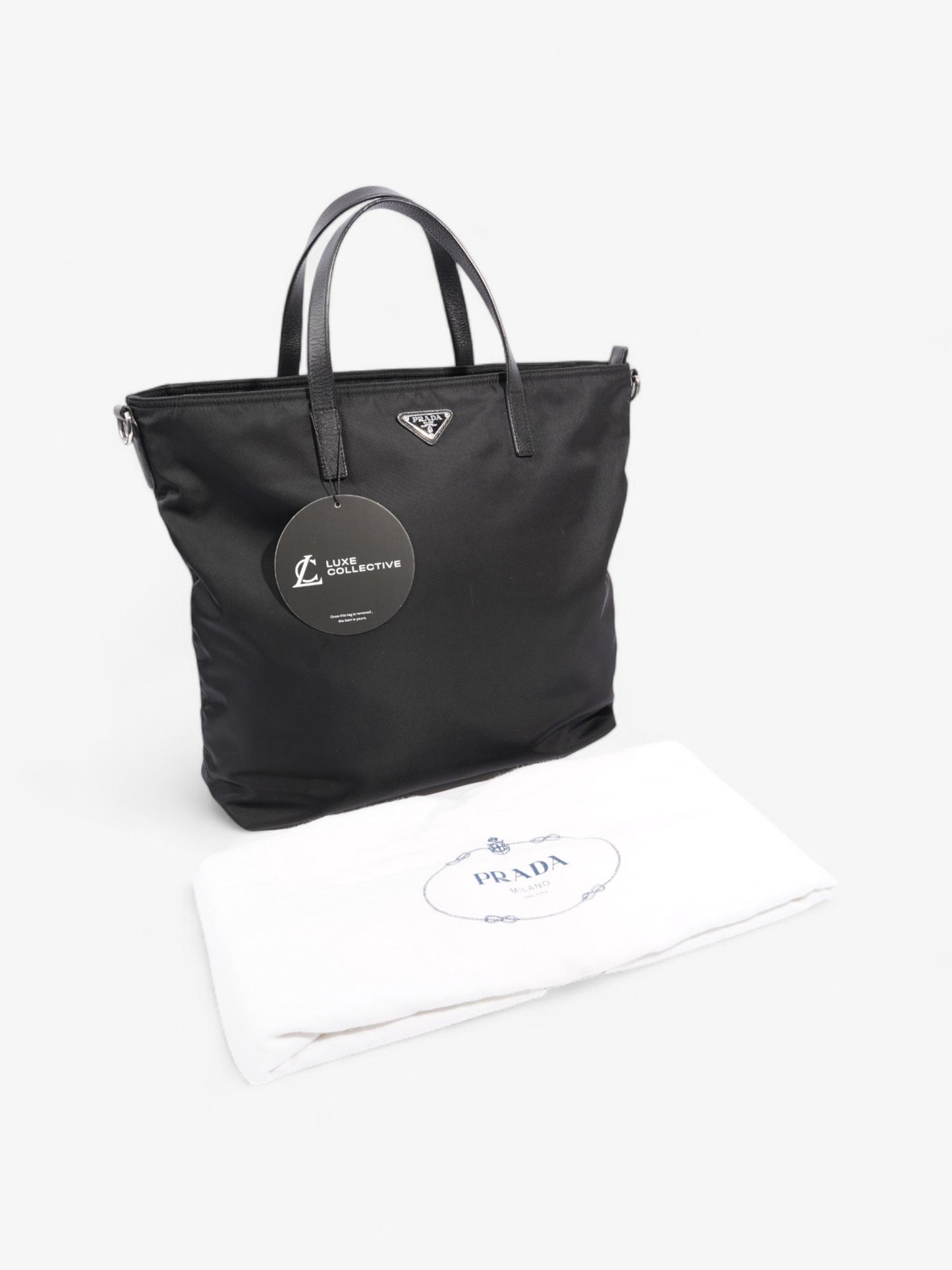 Prada Tote Bag Black Nylon