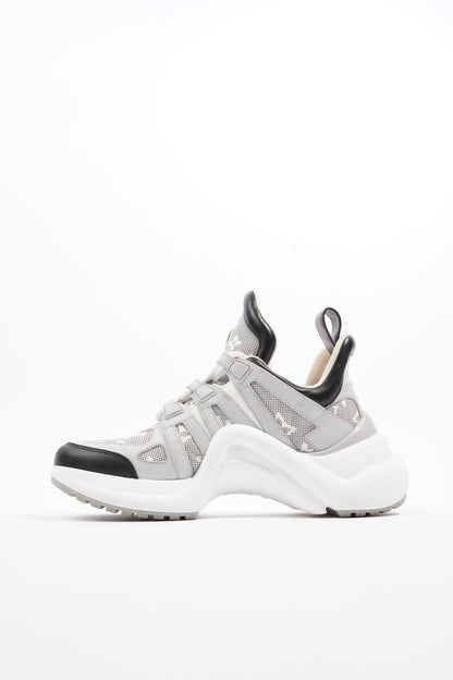 Louis Vuitton Archlight Sneakers Grey Monogram / White / Black Canvas EU 38 UK 5